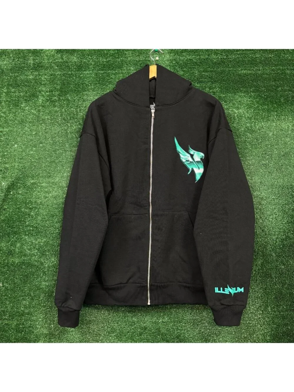 DJ Illenium Odyssey Album Zip-Up Hoodie Size Large - Picture 1 of 4